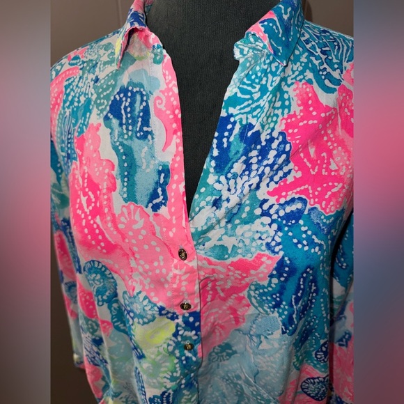 Lilly Pulitzer • Lillith Tunic Dress in Multi Boho Matik - Picture 5 of 14